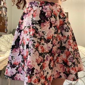 Floral Skater Skirt